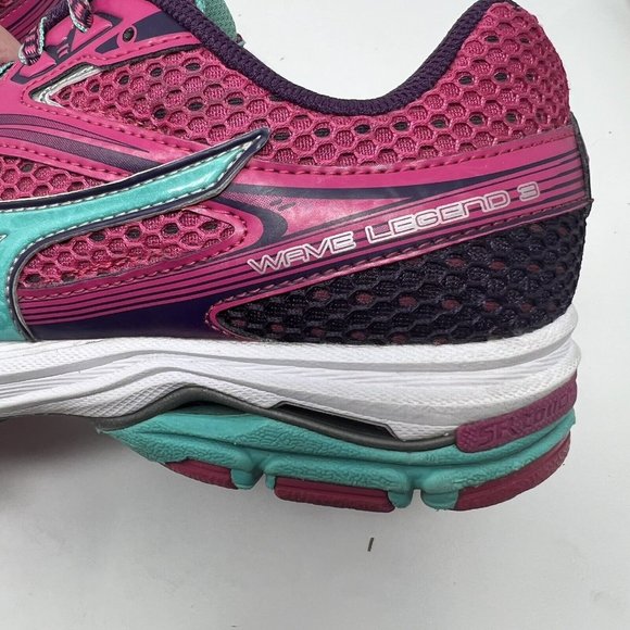 Mizuno Womens Wave Legend 3 Athletic Running shoes, Pink, Womens size 9.5 - Picture 8 of 9